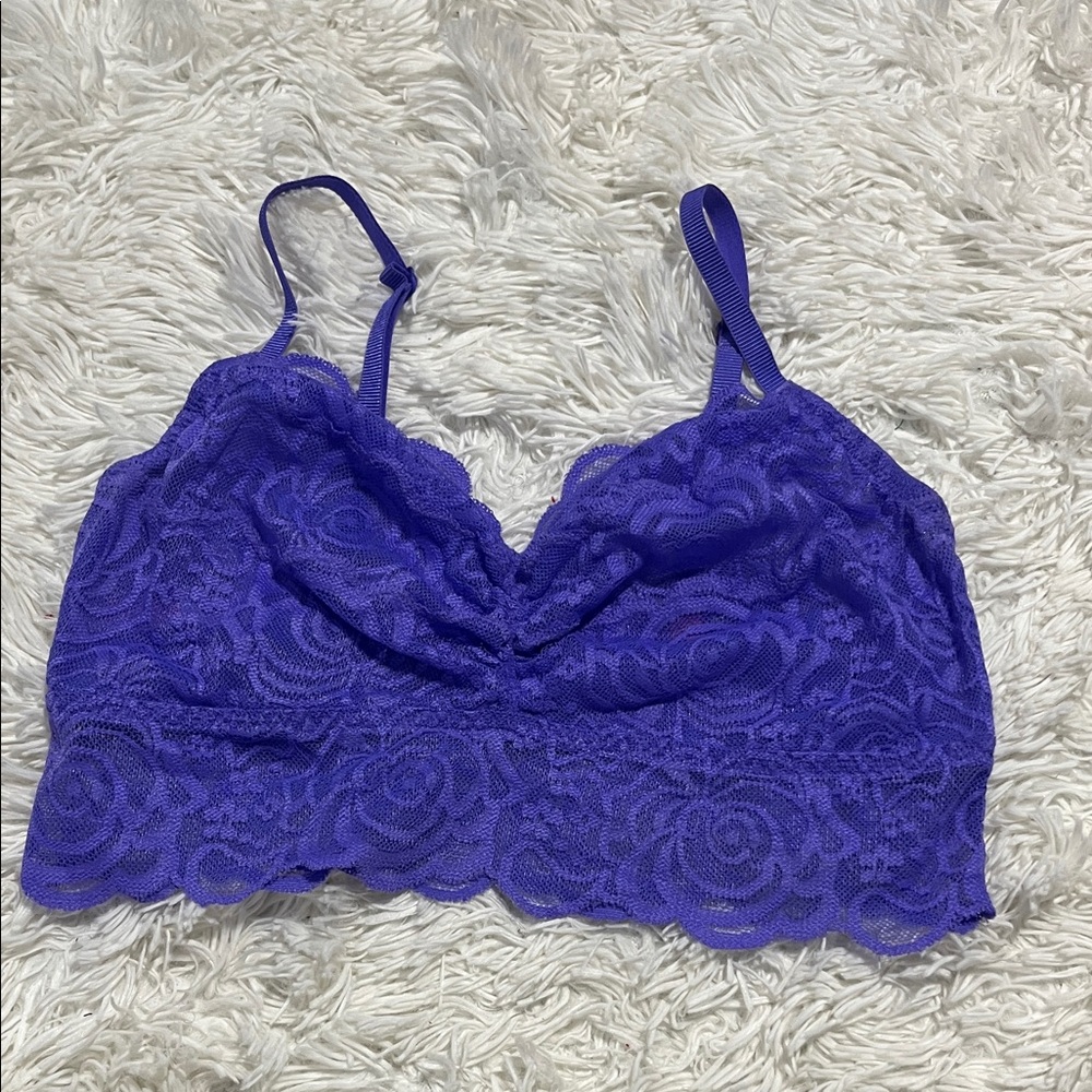 3 Lace Bralette with Adjustable Straps - PINK Victorias Secret Medium